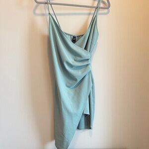 Windsor Asymmetrical Mint/Sage Dress